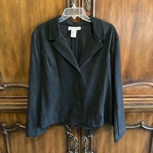 Requirements Black with button front Blazer Size XL